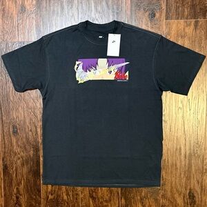 Brand New Nike NSW Max 90 Hero Tee Shirt Charcoal Grey Purple IM0438-045